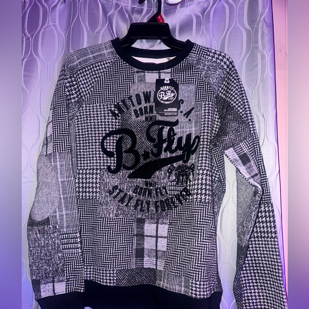 Bally Black and Gray Men's Sweater